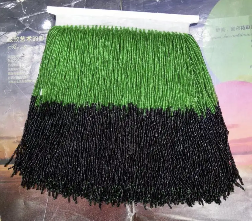 Jolin-10.5110 top selling beaded Fringe Ribbon Trim Tassel Lace in royal blue for Clothing Decoration | Дом и сад