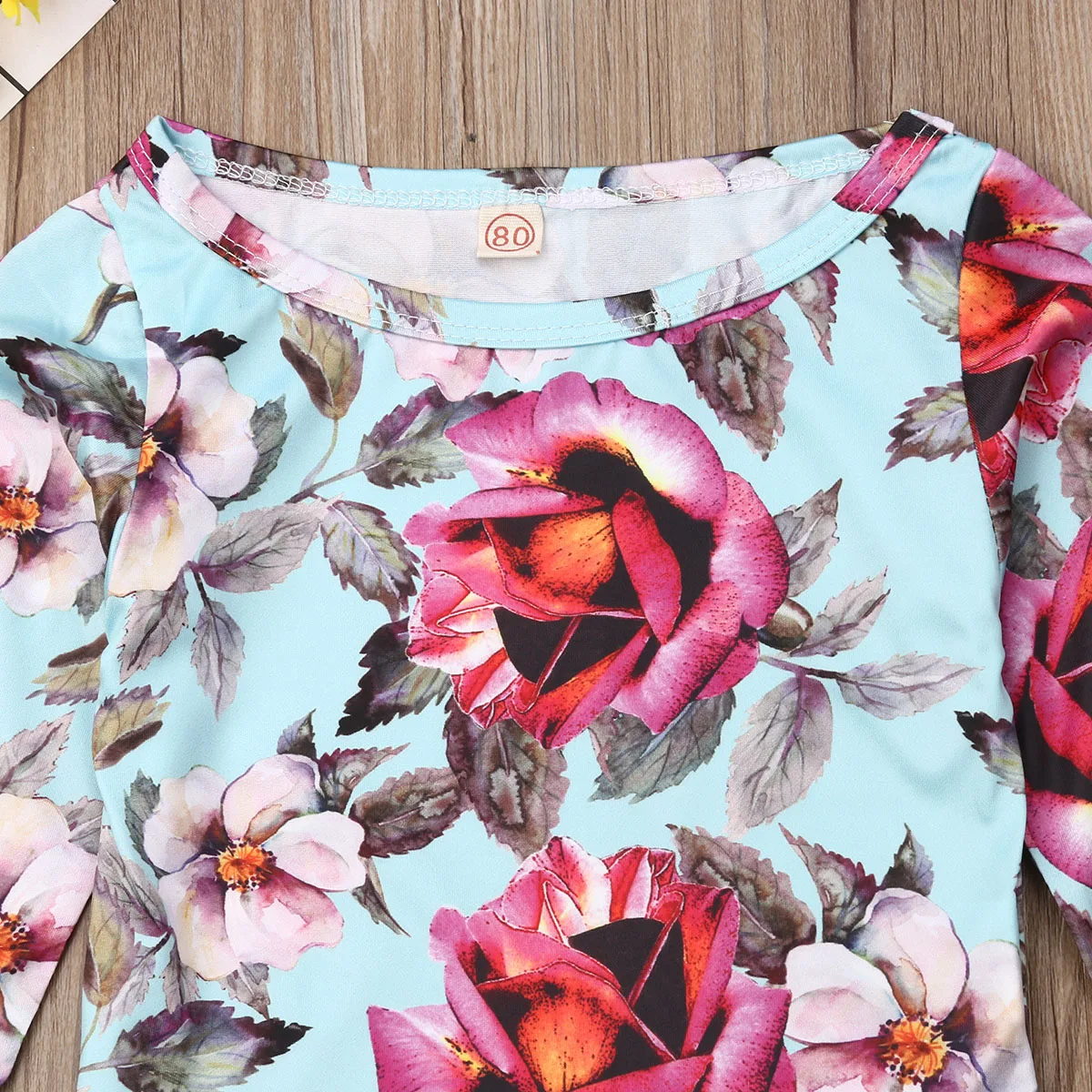 Коллекция года, весенне-осенняя одежда для малышей, топы с длинными рукавами для маленьких девочек, комбинезон с цветочным рисунком, юбка, повязка на голову, одежда, От 0 до 3 лет