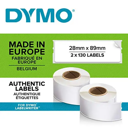 Dymo S0722370-label Rolls, 260 Pcs, 89x28 Cm, White Color ...