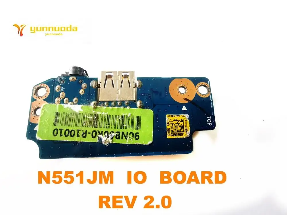

Оригинальный дизайн для ASUS N551JM звуковая плата USB доска N551JM плата ввода-вывода REV 2,0 испытанное хорошее Бесплатная доставка