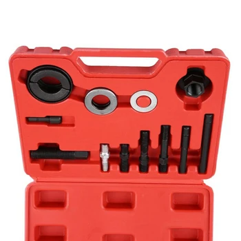 

1 Set Alloy Steel Power Steering Pump Pulley Puller Remover Installer Tool Kit Removal Auto Puller Remover Tools