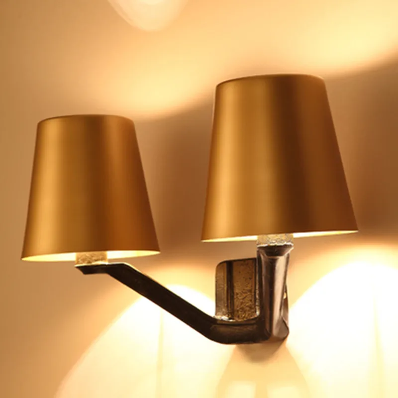 

Vintage Plated Industrial Wall Lamp for Stair Bathroom Retro Loft LED Wall Light Lamparas De Pared Iron Wall Sconce