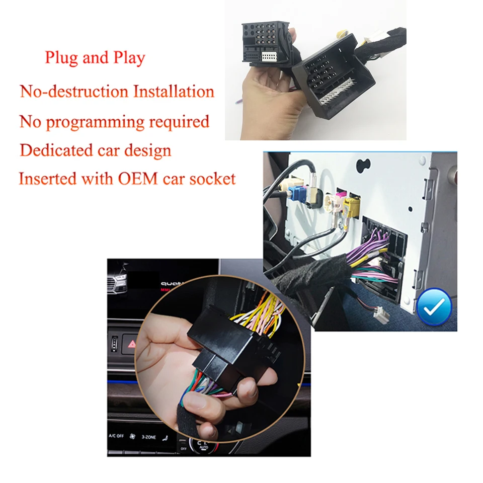 WIFI Wireless Apple Carplay Car Play For Peugeot 308 2013 2014 2015 2016 2017 SMEG / SMEG+ Android Mirror Support Rear Front CM