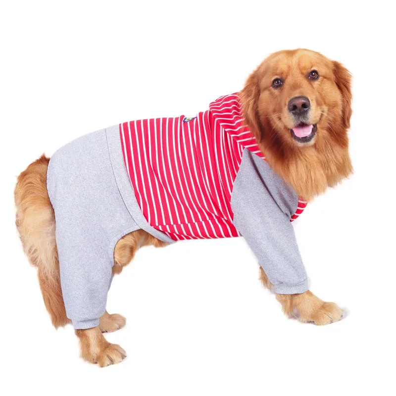 

Large Dog Hoodie Jumpsuit Winter Big Dog Clothes Outfit Samoyed Golden Retriever Border Collie Pet Dog Clothing Pajamas Costume