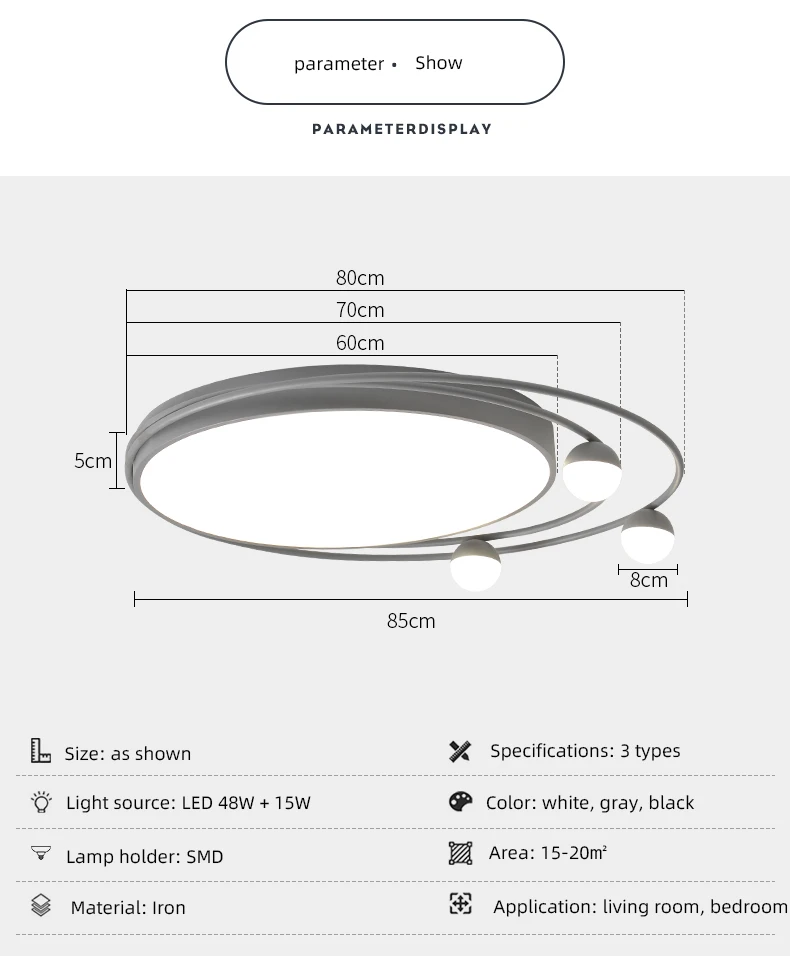 Living room lamps ceiling light modern minimalist surface mounted lamp home atmosphere bedroom warm romantic led ceiling lamp