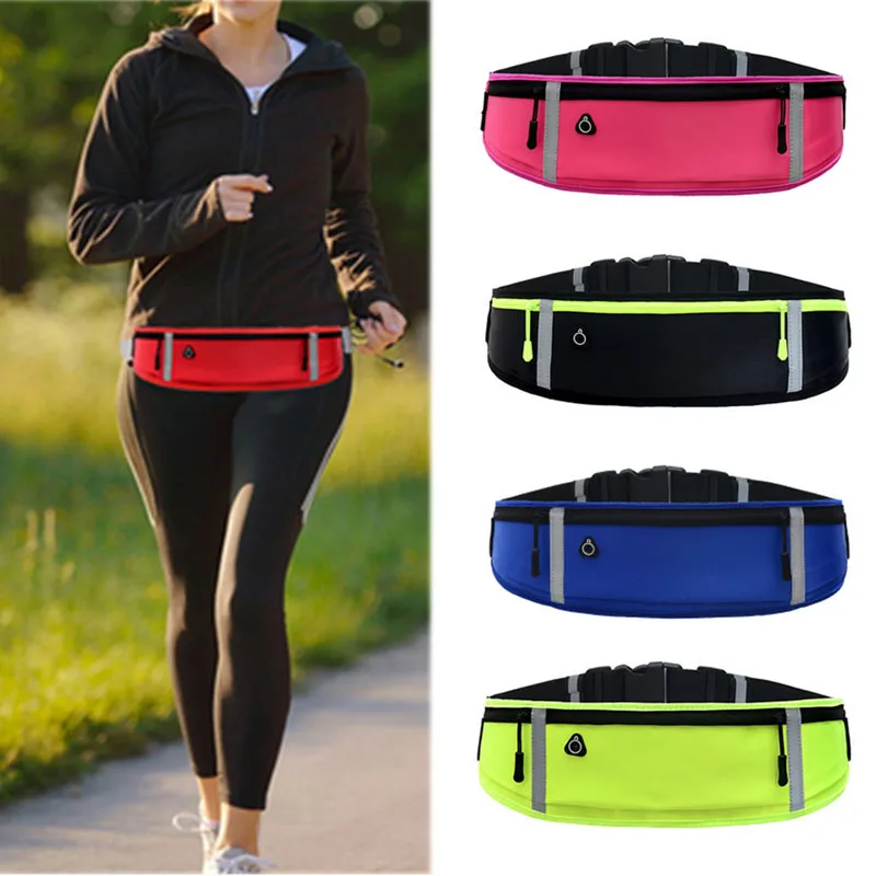 Unisex Waist Bag Women Sports Belt Waist Pouch Men Sports Running Cycling Phone Bag Waterproof Holder Women Running Waist Pouch