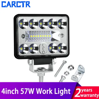 

3" Car Headlight Led Work Light for SUV Offroad ATV 51W 6000K 19 Beams Led Bar for Truck 4X4 4WD Car Motorcycle Truck Led Lights