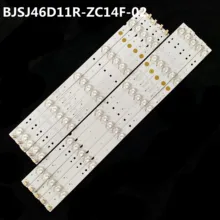 Tiras de luz de fundo led conjunto completo BJSJ46D11R-ZC14F-02 BJSJ46D11L-ZC14F-02 novo para atvio 46 painel HV460WU2-200 modelo le46d5afm