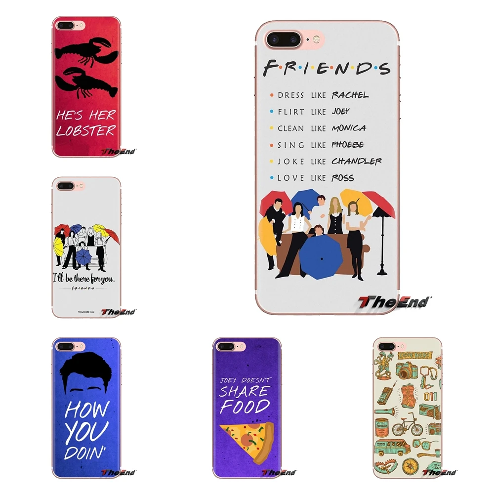 Friends TV Show Collage quote Phone Shell Covers For Huawei G7 G8 P7 P8 P9 P10 P20 P30 Lite Mini Pro P Smart Plus 2017 2018 2019 |