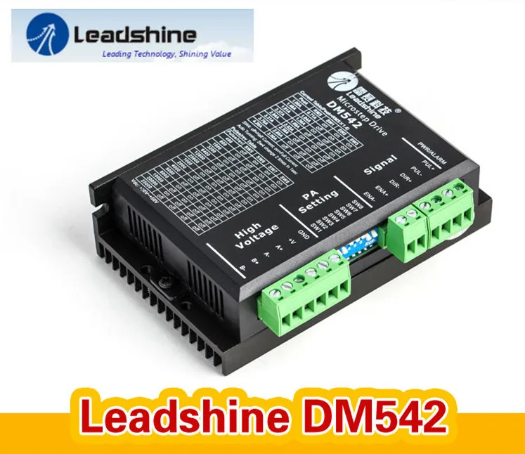 3 шт./лот Leadshine DM542 чпу шаговый привод 2ph 1~ 4.2A 20~ 50VDC одинаковая Nema23 34 Leadshine M542 драйвер двигателя