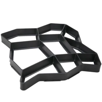 

Floor Path Maker Mould Concrete Mold Reusable DIY Paving Durable for Garden Lawn MU8669