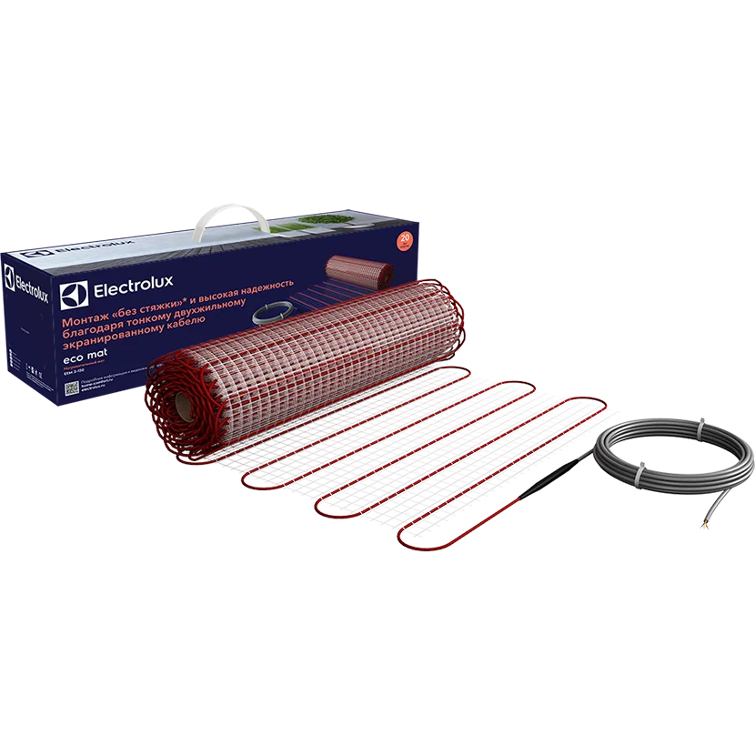 Теплый пол EEM 2-150-11 Eco Mat (без вредного электромагнитного излучения) | Обустройство