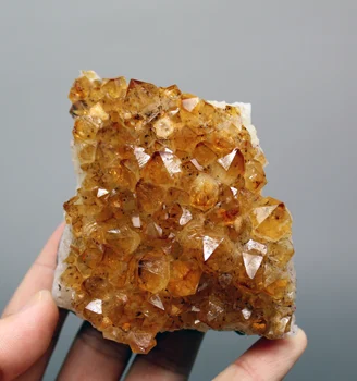 

289g Natural Citrine Cluster mineral specimen Quartz Stones and crystals Healing crystal