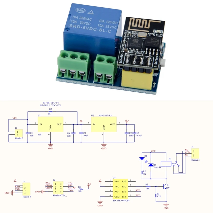 Релейный модуль ESP8266 ESP 01S 5V WiFi умный дом дистанционный переключатель для arduino Phone