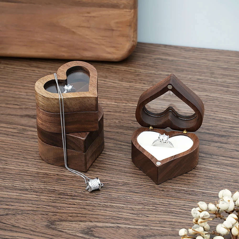 Heart Design Jewelry Gift Box Stand for Couples Heart Design Jewelry Gift Box Stand for Couples