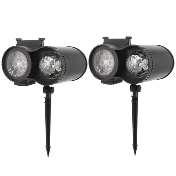 

LED Remote Watermarking Effect Light IP65 3D Spike Christmas Halloween Lamp