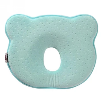 

Blue 0-12M Memory Foam Baby Pillows Breathable Baby Shaping Pillows to Prevent Flat Head Ergonomic Newborns Pillow Almofada Infa
