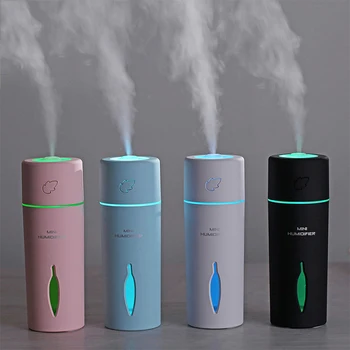 

USB Humidifier Warm Night Light Home Car Air Purifier Large Capacity oil Aromatherapy Cool Mist Maker for Office Home Diffuser