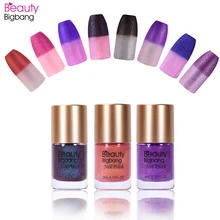 BeautyBigBang синий цвет меняющийся лак для ногтей Блеск температура чанг термальный лак для нейл-арта аксессуары лак