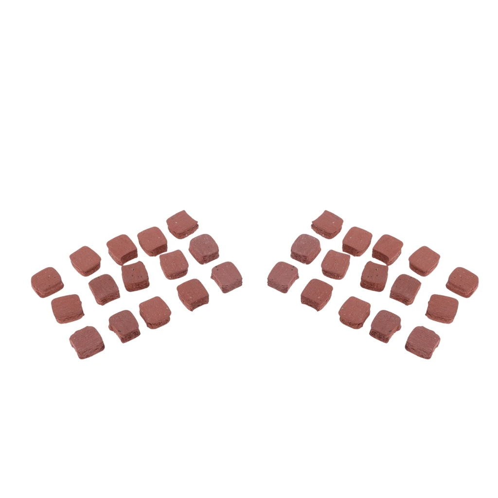 30 Pcs High Quality Clutch Pads Fit 2 Stroke Motorized Engines Push Bike Bicycle 49cc 70cc 80cc 0.47 x 0.43 0.2 Inch |