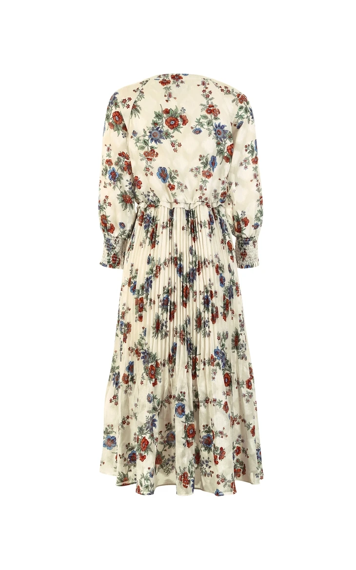 Vero Moda женское Плиссированное шифоновое платье с высокой посадкой и рукавами-фонариками | 31927C509