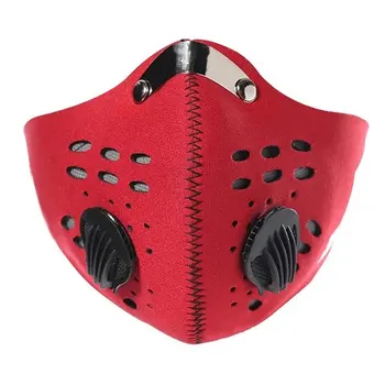 

Motorcycle Face Mask Bicycle Ski Unisex Outdoor Anti Smoke Dust Air Purifying Face Mask Carbon Filter multi layer