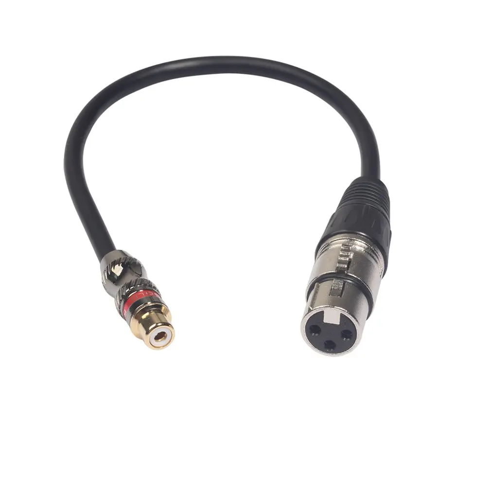 Высокое качество Rca Женская пара Xlr 3Pin женский сплиттер аудио адаптер разъем