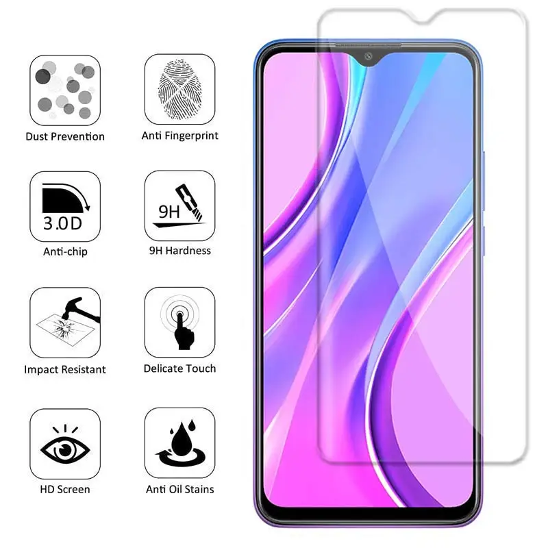 2.5D 9H Премиум Закаленное стекло для xiaomi redmi 9c защита экрана закаленная Защитная