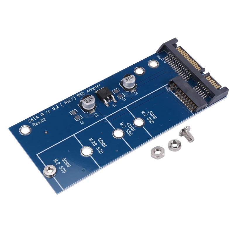Адаптер M.2 SSD на 3 5-дюймовый SATA для 30/42/60/80 мм твердотельный накопитель конвертер 2 5