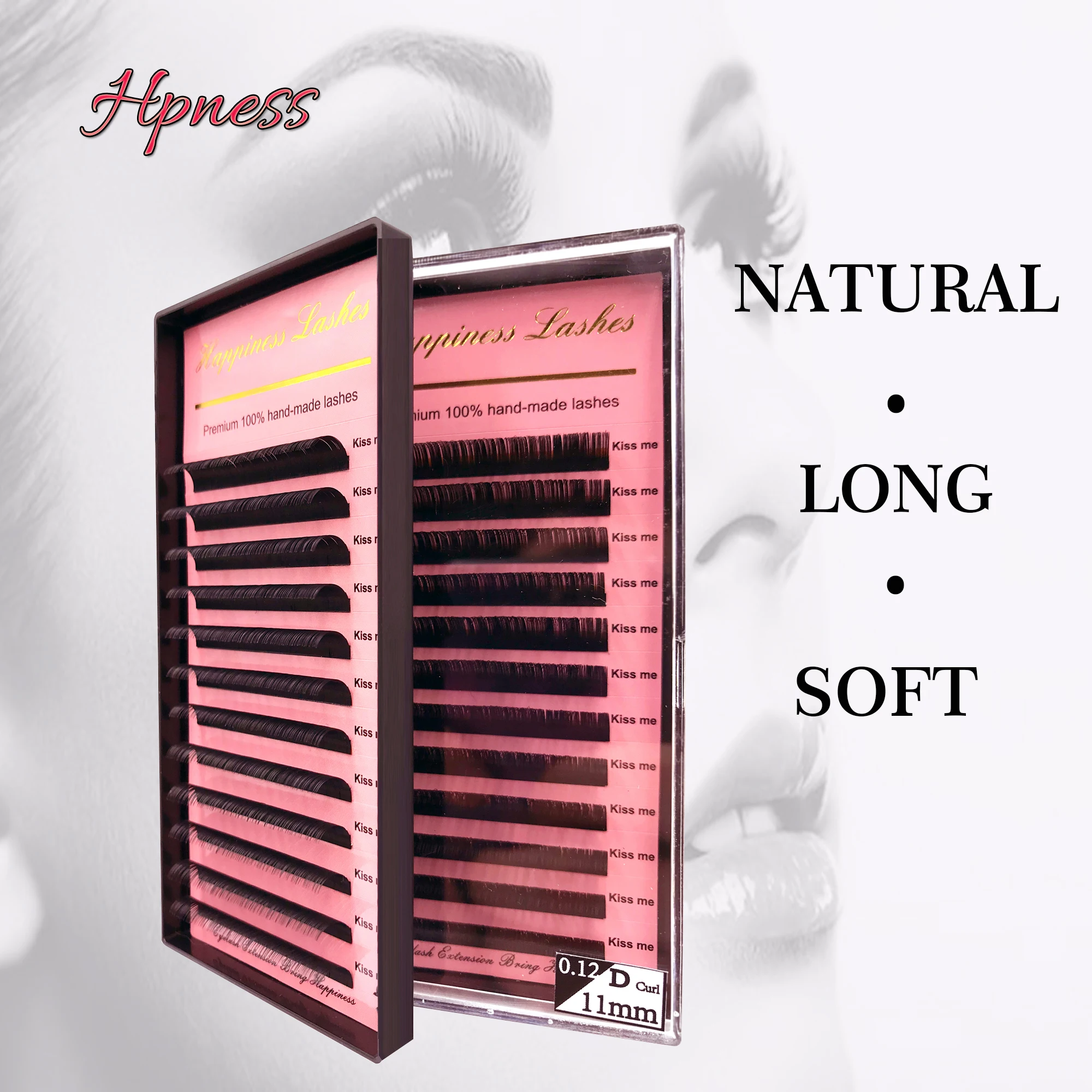 

Lash Extension Mink 3D Individual Eyelash Lashes Maquiagem Cilios For Professionals Soft Mink Eyelash Extension Natual Color