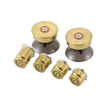 

4x Brass Bullet Buttons ABXY Mod Kit + 2 Thumbsticks for XBOX One Controller/for Sony PS4 Controller ABXY Mod Kit