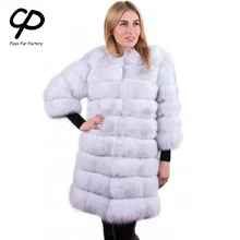 CP искусственный мех Заводская шуба из искусственного лисьего меха женская зимняя теплая элегантная длинная шуба из искусственного меха женская куртка из искусственного меха CP58