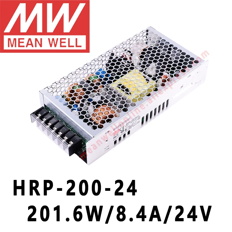 Mean Well HRP-200-24 meanwell 24 V/8.4A/201 6 W DC одиночный выход с PFC переключатель функций питания