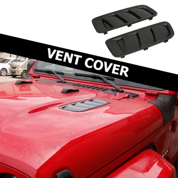 

Vent Outlet Cover Trim Hood Bonnet Air Decoration for Jeep Wrangler JL 2018-2020 Caring Personal Cars Accessories