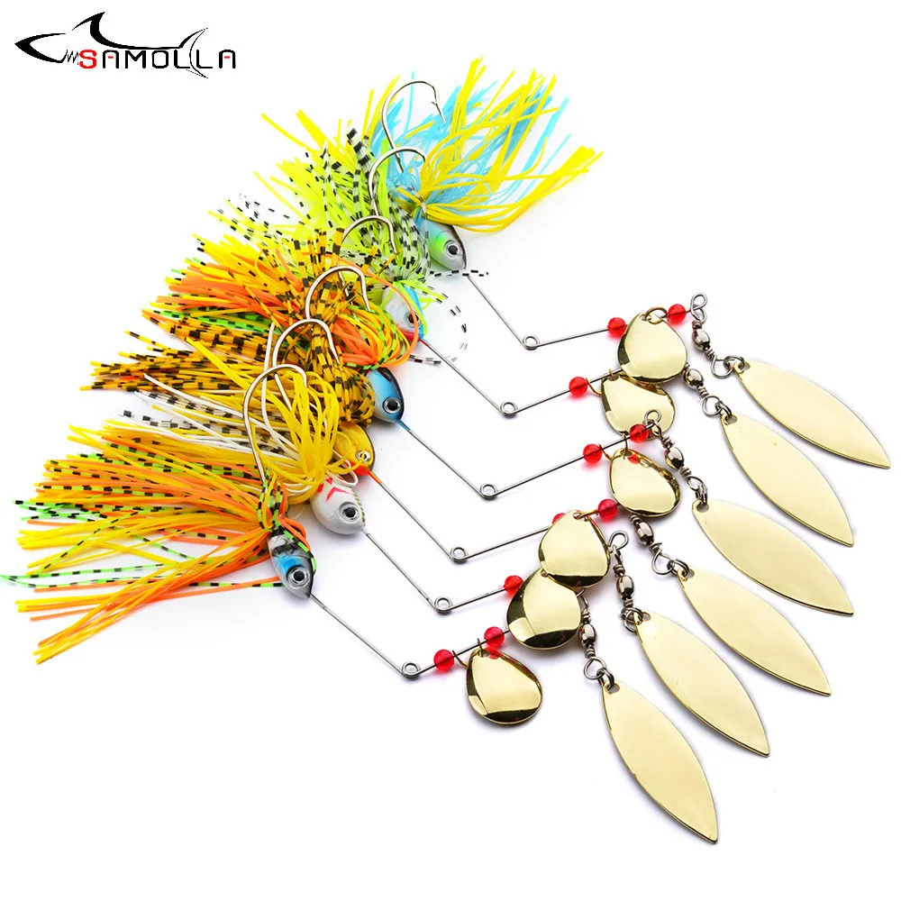 

Spinnerbait Fishing Lures Weights16g Fishing Tackle Fish Lure Articulos De Pesca Isca Artificial Fishing Spinner Rigs Metal Lure