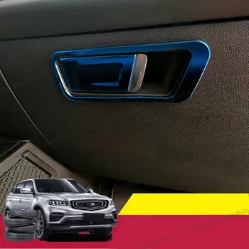 

Lsrtw2017 Stainless Steel Car Storage Plate Glove Box Switch Frame Trims for Geely Azkarra Boyue Pro Atlas Emgrand 2020 2021
