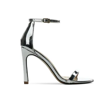 

2019 high-heeled women's shoes women's gold and silver sexy sandals with high-heeled women