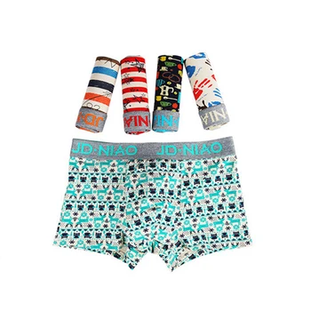 

5Pcs/Set Men's Underpants Soft Breathable Boxer Shorts Cotton Underwear