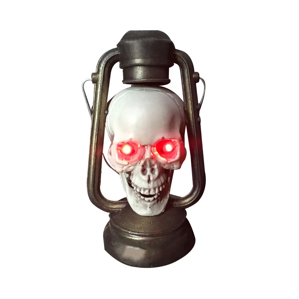 

Led Party Small Portable Halloween Haunted House Novelty Horrifying Night Skull Light Decoration Flashing Bar Bright