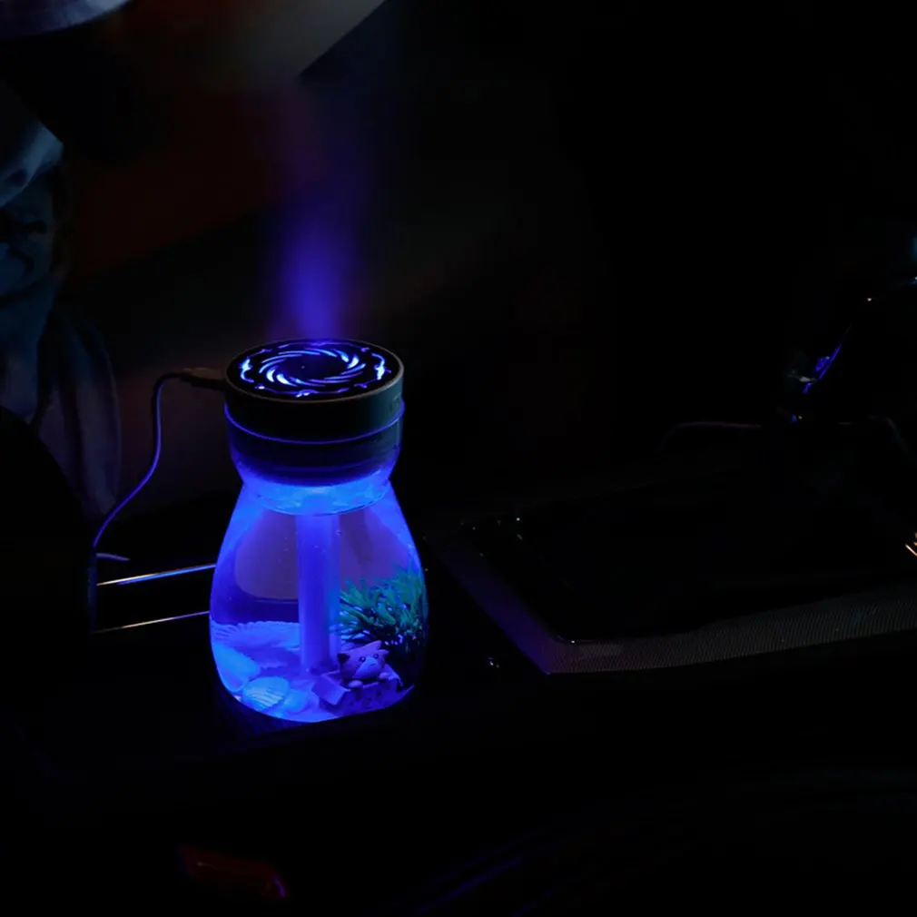 Красочный увлажнитель воздуха для бутылок, мини Usb Домашний Настольный бесшумный увлажняющий артефакт, Ультра тихий спрей