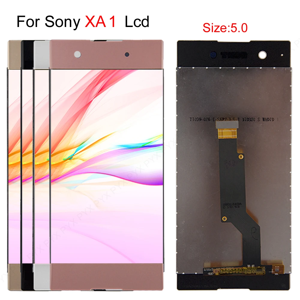 Новый ЖК-дисплей для Xperia XA1 XA 1 G3116 G3121 G3123 G3125 G3112 5 0 дюймов дигитайзер в сборе