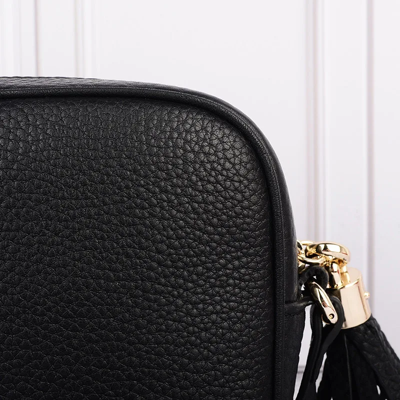 Роскошная Брендовая женская сумка Soho, высокое качество, дизайнерская сумка-Кроссбоди из натуральной кожи, мягкая маленькая сумка-мессенджер, черные сумки