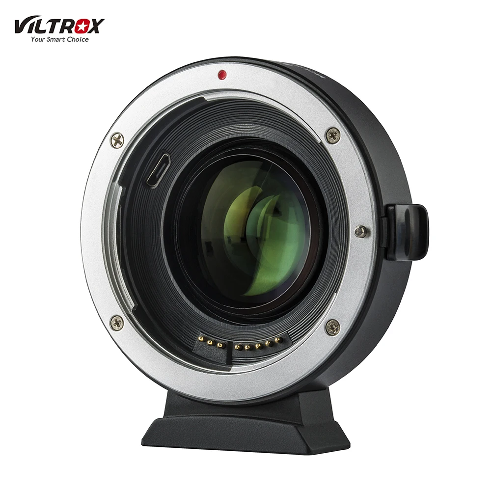

Viltrox EF-EOS M2 Auto Focus Lens Mount Adapter Ring 0.71X Focal Lenth Multiplier USB Upgrade for Canon