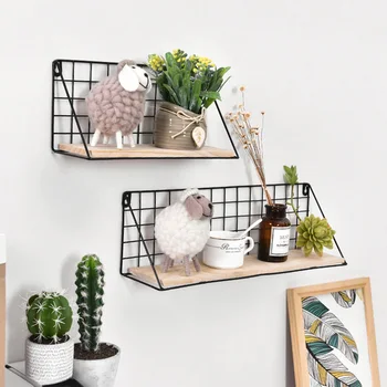 

Floating Shelf Wall Mounted Iron Storage Shelf Picture Frames Collectibles Decorative Shelf Items Great Living Room Bathroom