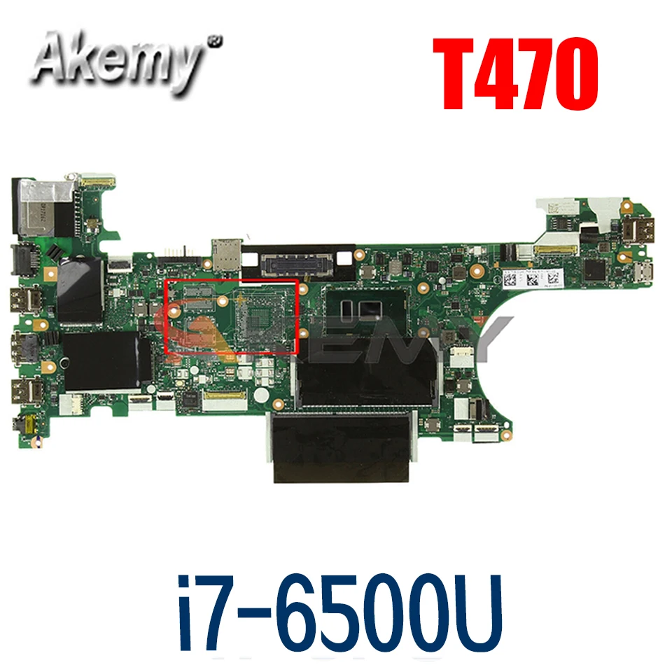 Материнская плата для ноутбука LENOVO Thinkpad T470 Core SR2EZ i7-6500U материнская 01HW531 NM-A931