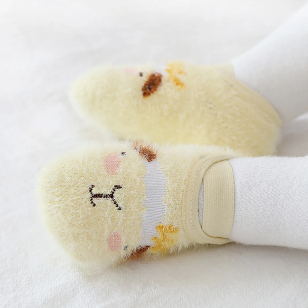 Pudcoco унисекс Детские носки-милые детские хлопковые противоскользящие носки с ходьбы носки детские Дети для детей, для девочек и мальчиков 0-3Years