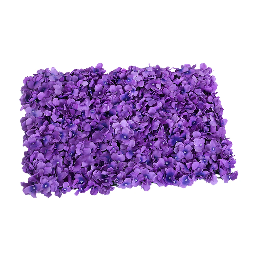 Fake Flower Wall Panels Artificial Hydrangea Wedding Venue Background Wall Decoration Garden Party Backdrop Decor 60X40CM 