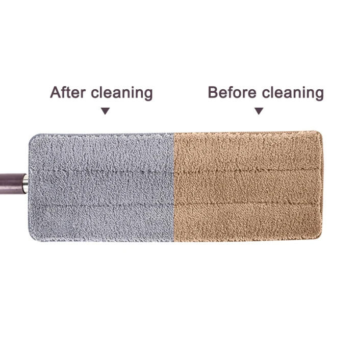 Newly Dust Wizard Mop Cleaning Tool Kit 360 Degree Rotating Tile Marble Floor for Home