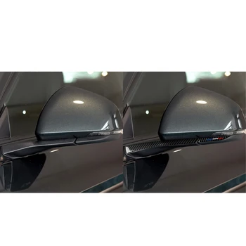 

For Ford Mustang Side Mirror Trim Decal 2015-Up 2pcs Carbon Fiber Sticker Brand New