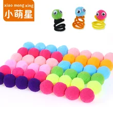 Большой, средний и маленький размер цвет пушистый шар помпон волосы пушистый шар jin cong qiu Детский сад DIY материалы ручной работы